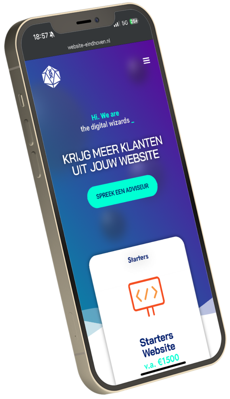 iphone mockup website laten maken eindhoven